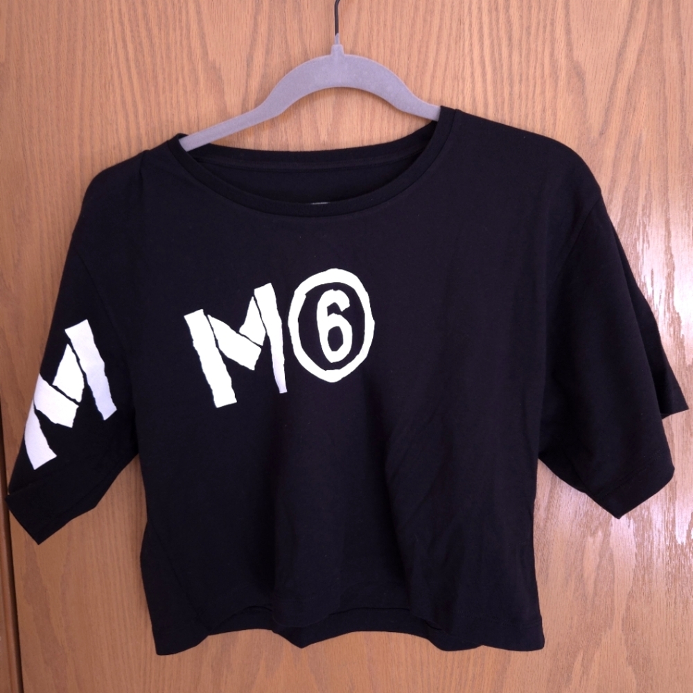 MM6 Maison Margiela Kids Cropped T-Shirt